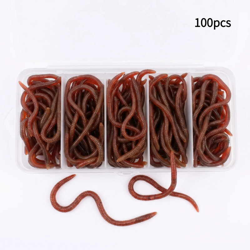 100pcs Soft Lure Bass Bream Bl - Aglaonema Red review and price
