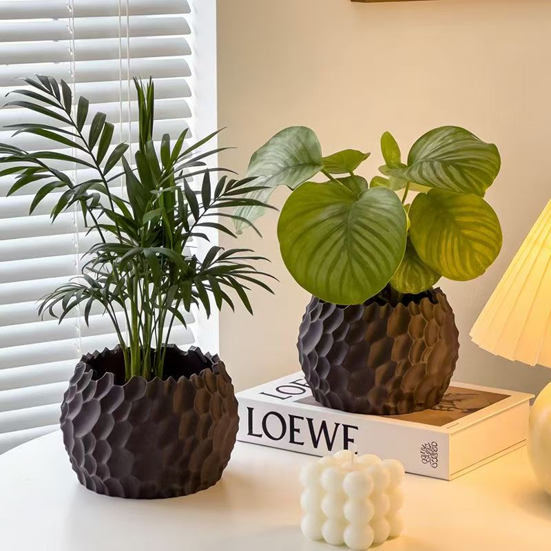 Textured Flower Pot Irregular  - Echeveria Succulent review and price