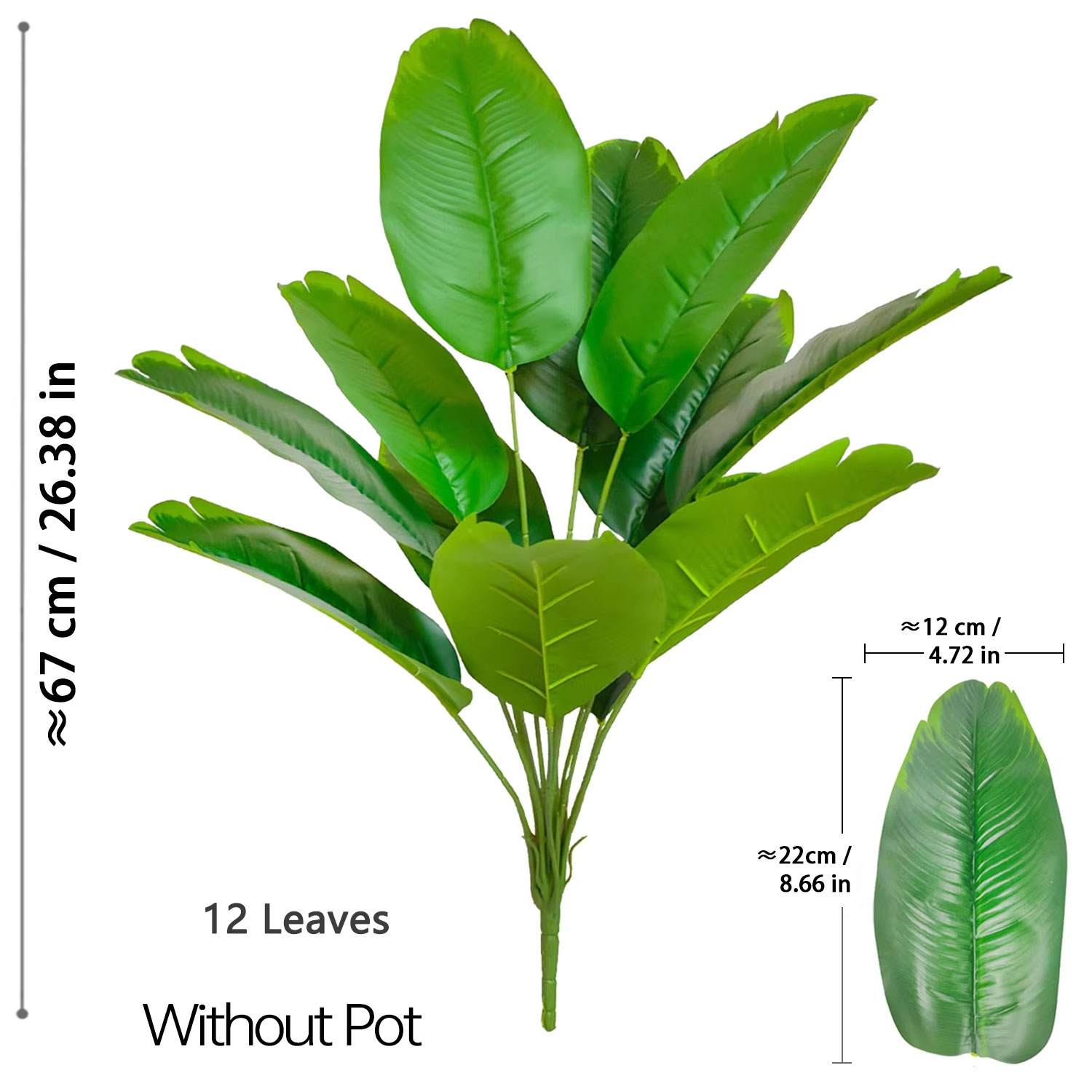 67-112cm Artificial Plants Lar - Ficus Lyrata Tree review and price